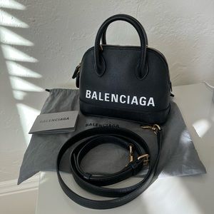 Balenciaga Villa XXS Satchel (Black)